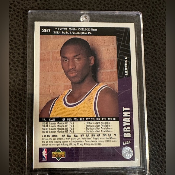 Kobe Bryant ROOKIE RARE UPPER DECK 96-97 SUPER HOTT, LOW PRICE - Picture 2 of 2
